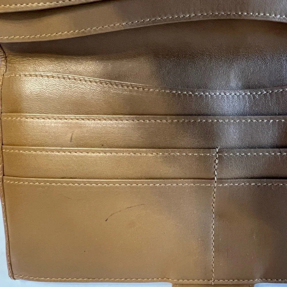 CELINE Macadam Long Wallet Canvas and Leather‎